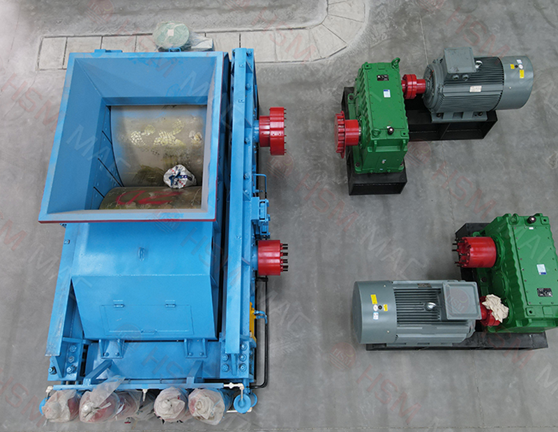 双辊破碎机‘横扫’毛石制砂！省电又高产，中小矿主闭眼入