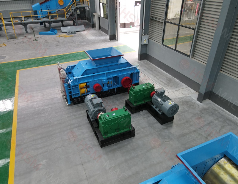 牛金矿对辊破碎机